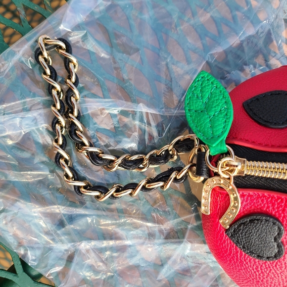 "Luck be a Lady" Lady Bug ๐ kitsch cute garden kawaii insect spring wristlet ๐ - Picture 5 of 11